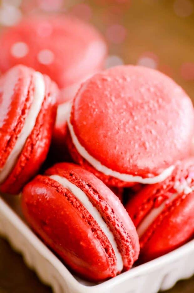 Easiest Ever Red Velvet Macarons