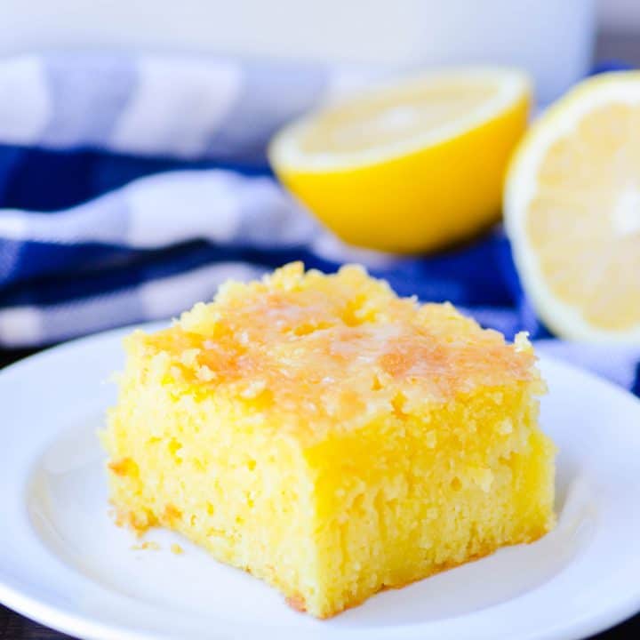 Where has this Lemon Cake been my entire life?! It's ridiculously moist and bursting with a sweet lemon flavor. A perfect spring and summer recipe!