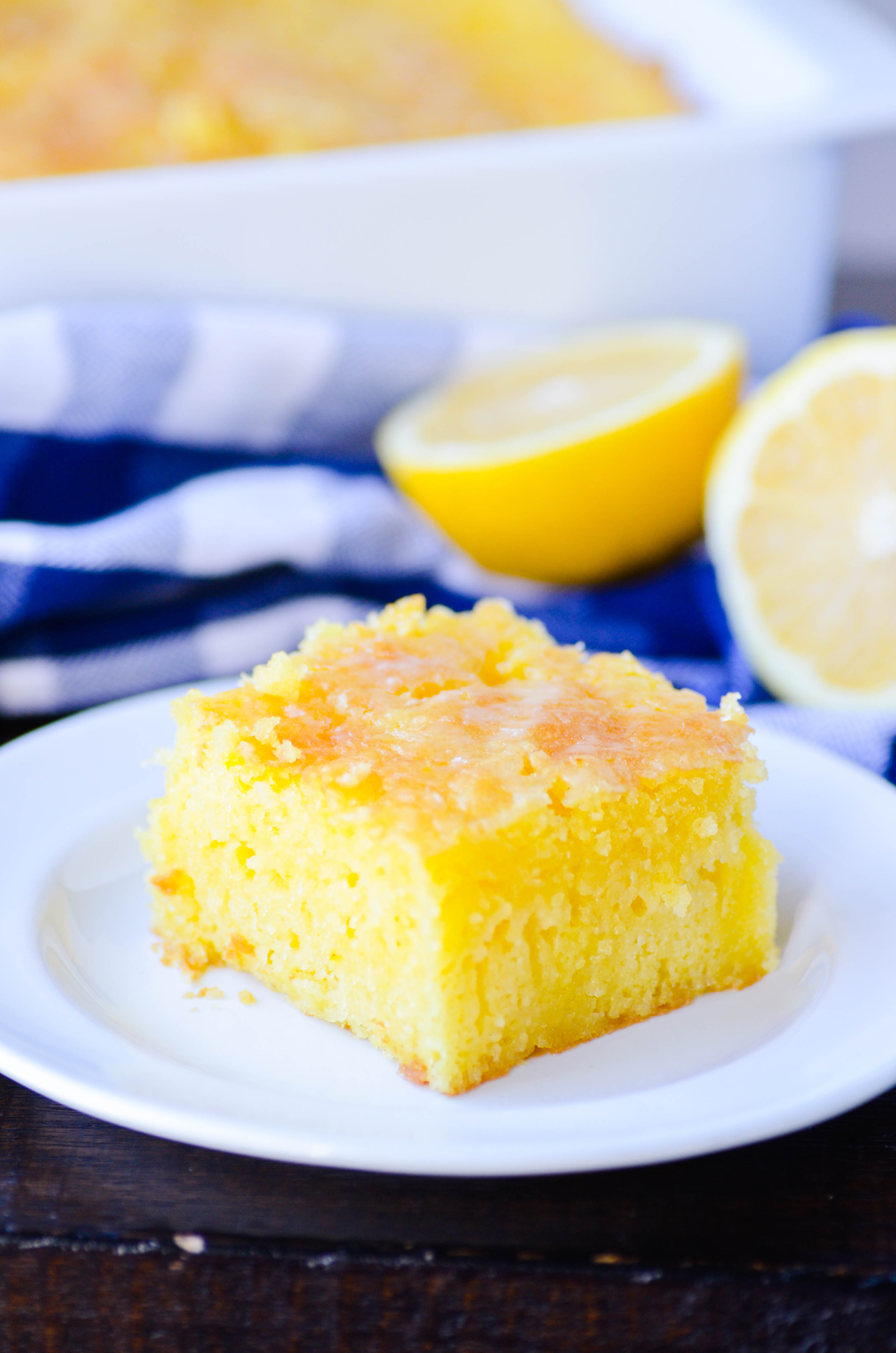 Where has this Lemon Cake been my entire life?! It's ridiculously moist and bursting with a sweet lemon flavor. A perfect spring and summer recipe!