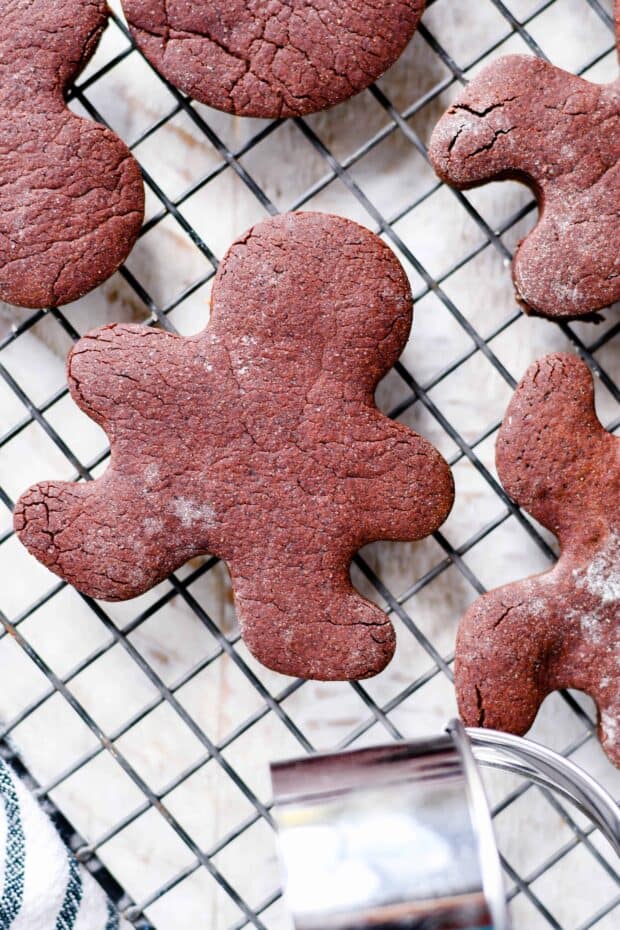 Cut-out Chocolate Sugar Cookies