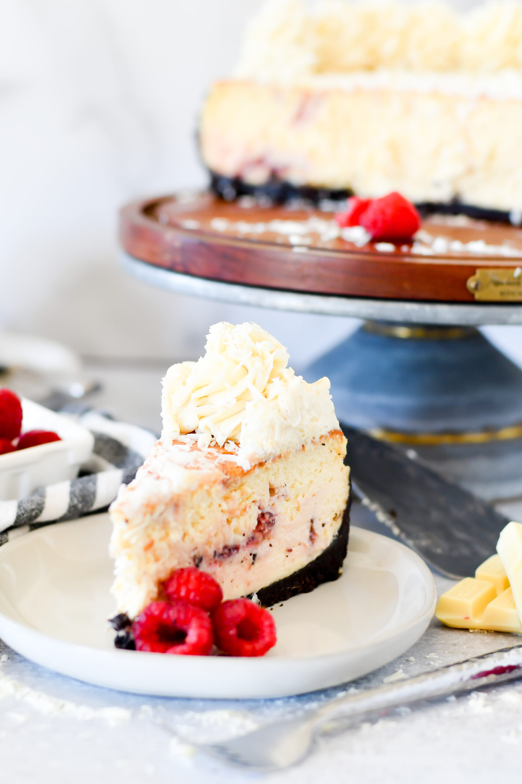 White Chocolate Raspberry Cheesecake Recipe