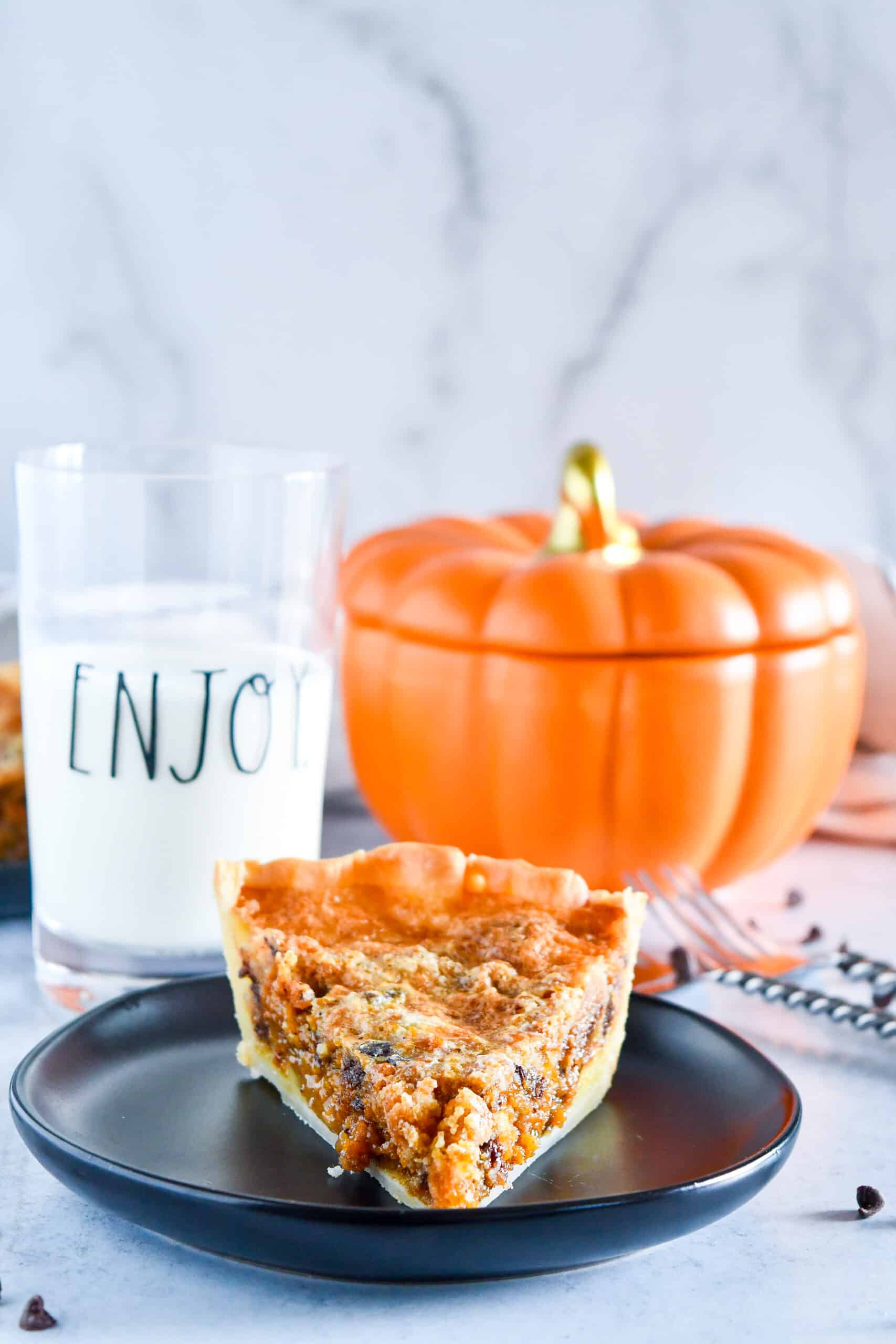Pumpkin Chocolate Chip Cookie Chess Pie Recipe