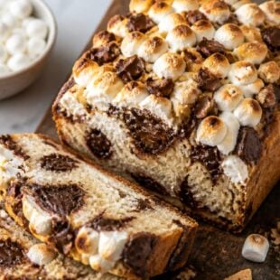 S’mores Bread Pudding Pull-Apart Recipe