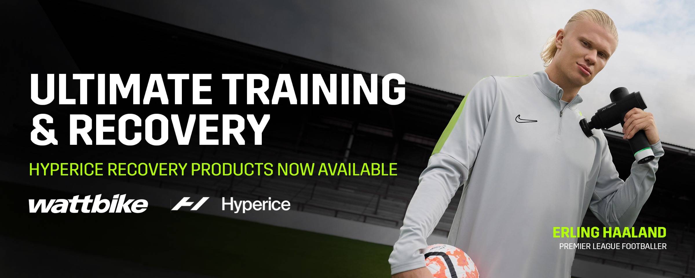 Wattbike x Hyperice Erling Haaland