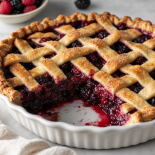 Berry Pie Recipe With a Very Mixed Triple Berry Fill