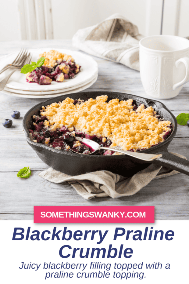 Blackberry Praline Crumble