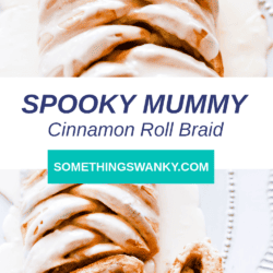 Mummy Cinnamon Roll Bread