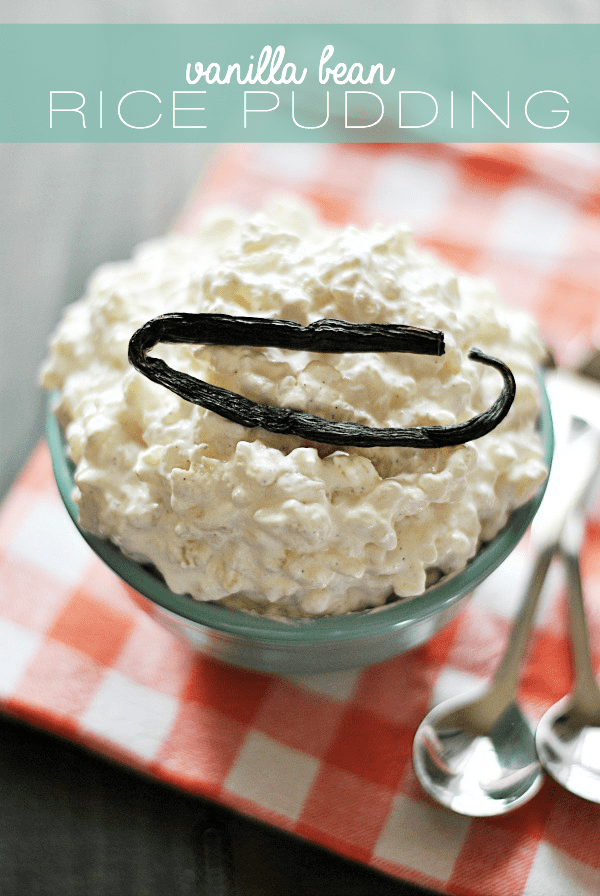 This Vanilla Bean Rice Pudding is so creamy and delicious! You can eat it warm or chilled, either way it's seriously straight-up comfort food at it's finest.