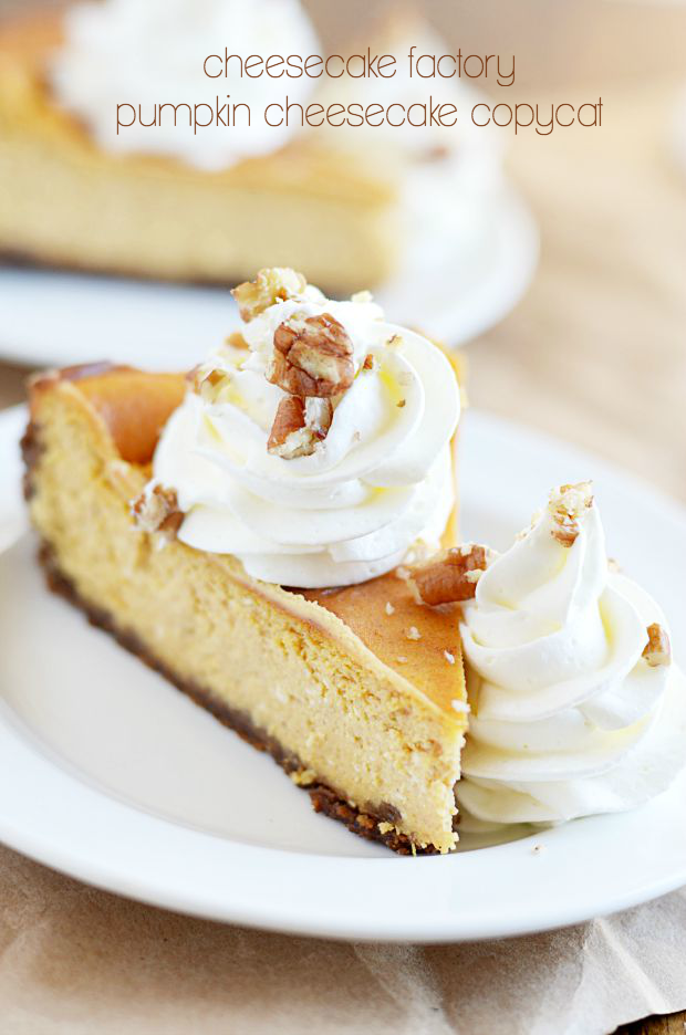 Cheesecake Factory Pumpkin Cheesecake Copycat Recipe
