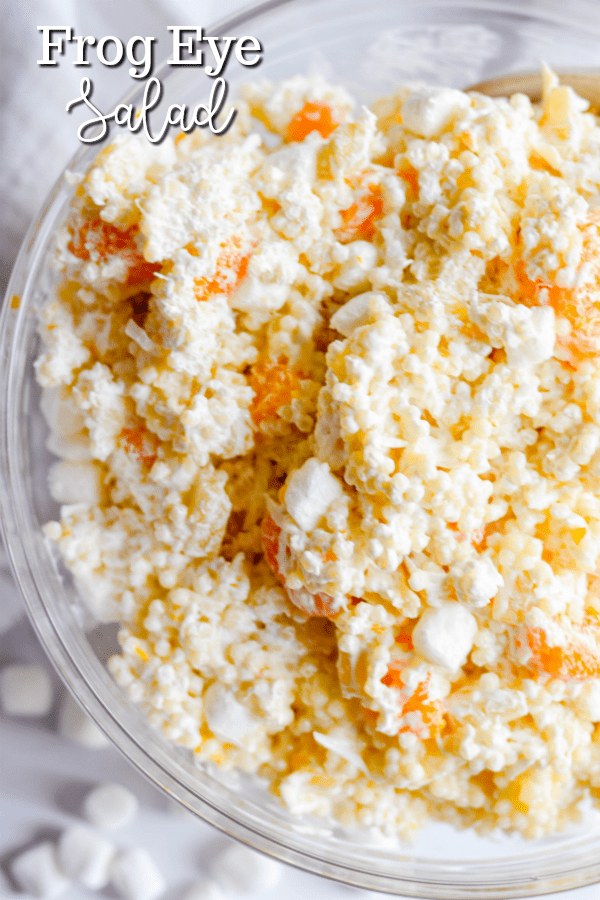 Frog Eye Salad is a delicious potluck classic and a guaranteed crowd pleaser! 