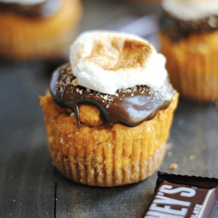 S’mores Pumpkin Cupcakes Recipe